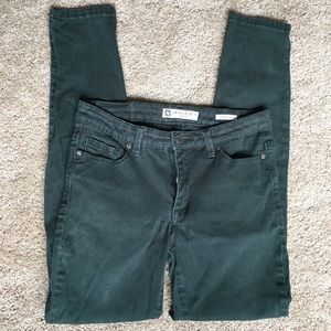Anne Klein - Forrest Green Skinny Jeans